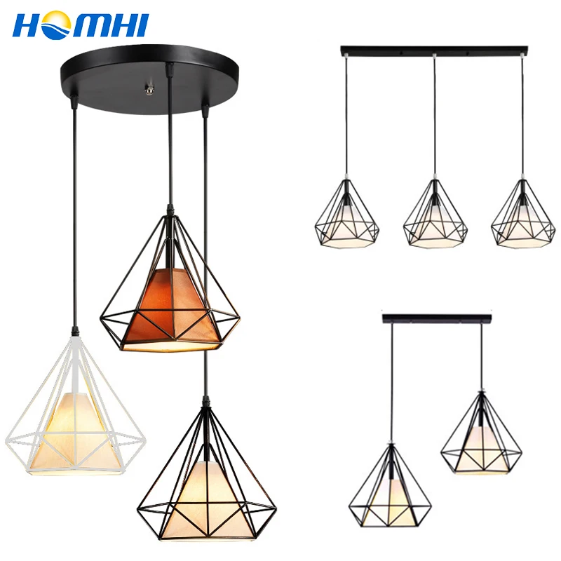 Потолочный светильник luminario E27 кухонная люстра с 2 и 3 насадками Железный простой