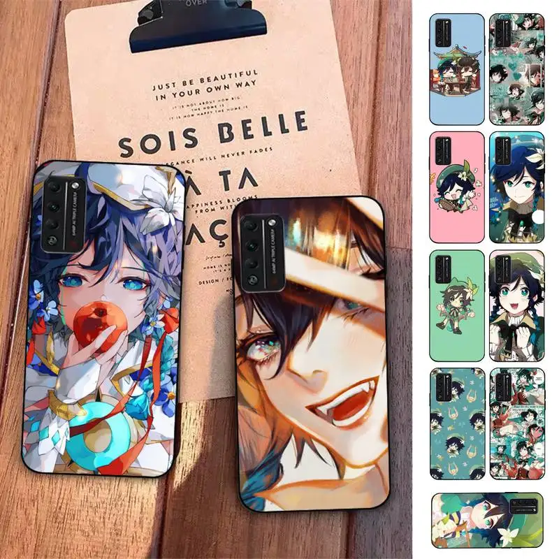 

Game Genshin Impact Venti Phone Case for Huawei Honor 10 i 8X C 5A 20 9 10 30 lite pro Voew 10 20 V30