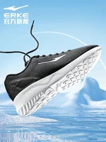 hongxing erke sports shoes mens mesh breathable leisure soft bottom professional lightweight mens running shoes