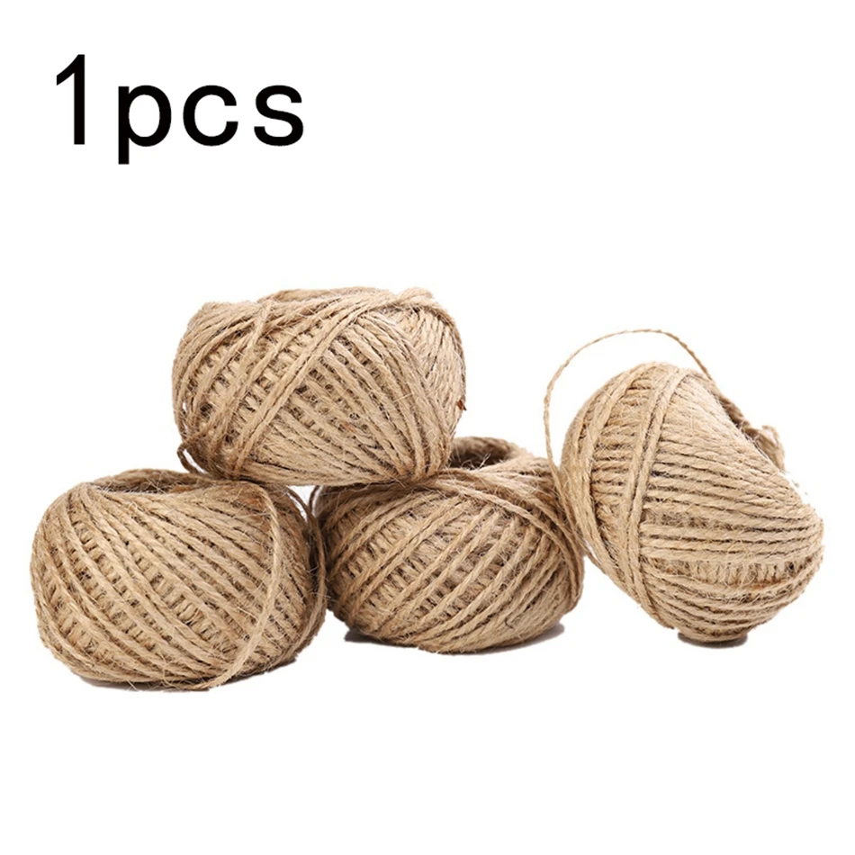 5 метров Рождественская винтажная джутовая лента из Натуральной Конопли для