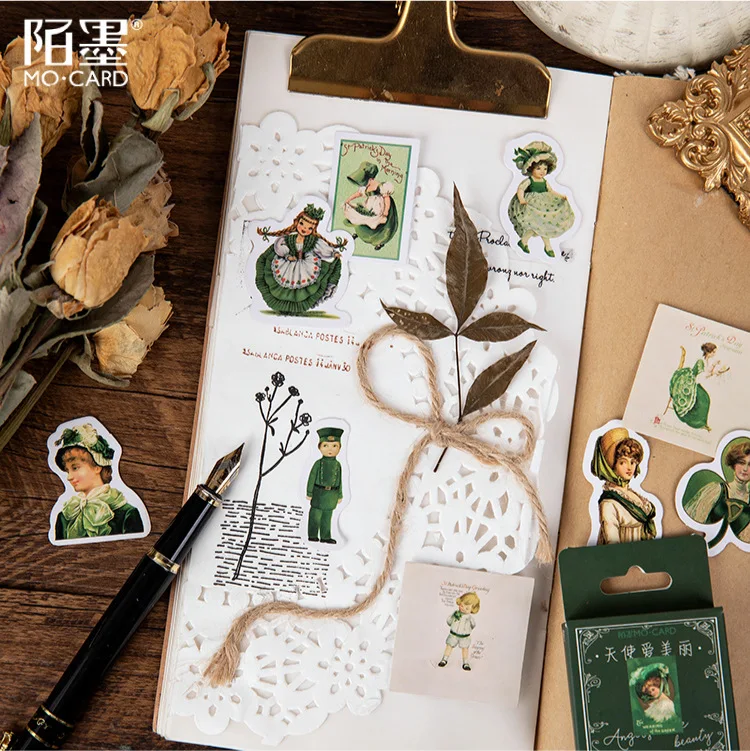 45 шт./1 лот милые канцелярские принадлежности наклейки Ангел любит beauty Diary