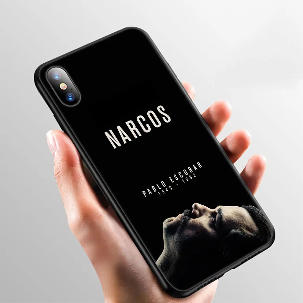 Мягкий чехол для телефона IYICAO Narcos tv Pablo escobar для iPhone XR X XS Max 6 6S 7 8 Plus 5 5S SE