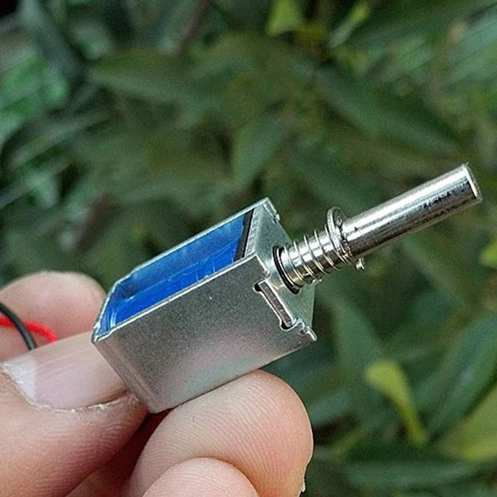 Мини DC 3V-12V 6V 12 вольт микро электромагнитный клапан с открытой рамкой нажимного