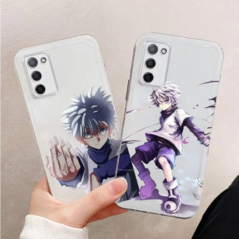 

Hunter X Hunter Killua Zaoldyeck Phone Case For Xiaomi Mi 11 Ultra Lite 10 Redmi Note 9 8 7 9a K30S K40 Pro Transparent Coque