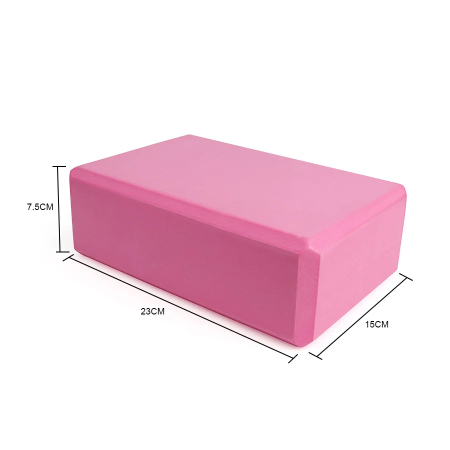 1 шт. фитнес блоки для йоги из пеноматериала пенообразованное кирпичное средство