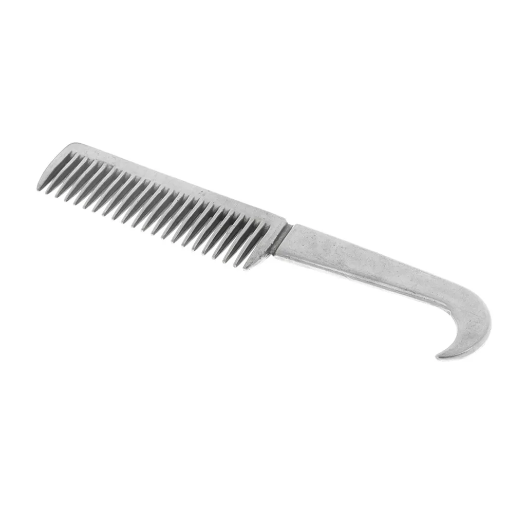 Stainless Steel Polished Horse Pony Grooming Comb Tool Currycomb Durable Care Equipment | Спорт и развлечения