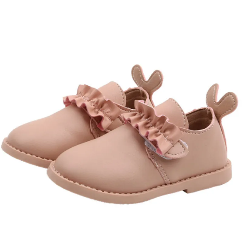Обувь для девочек; кожаная однотонная школьная обувь для девочек; chaussure fille; мягкая детская обувь для маленьких девочек; размеры 21-30