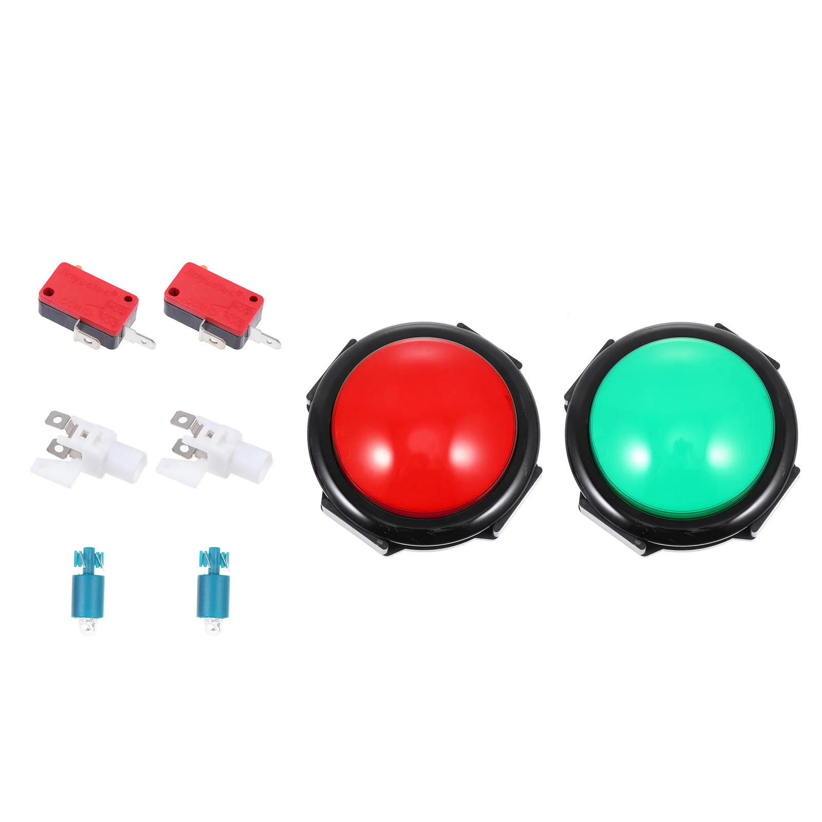 

2 Sets Button Responder Game Accessories Convex Button Self-reset Switch Button