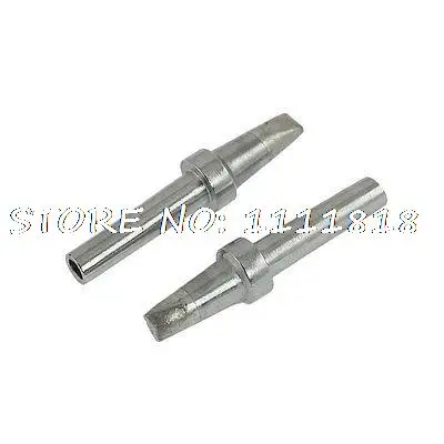 

5 сменных наконечников для паяльника серебристого цвета шириной 4,5 мм