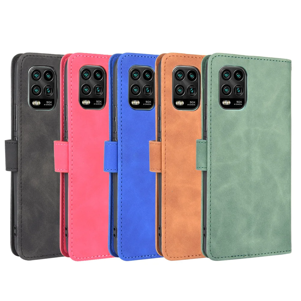 For Xiaomi Mi 10 Youth 5G Case Premium Skin feel Magnetic Flip PU Leather SE Full Body Business Wallet Cover | Мобильные телефоны и