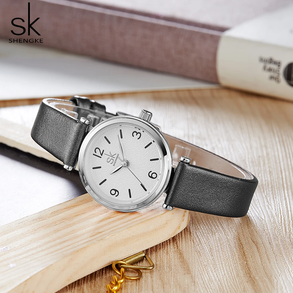 Shengke наручные часы relogio feminino Лидирующий бренд роскошные женские кварцевые