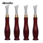 4 шт.компл., для кожевенного ремесла, сделай сам, неглубокая круглая ручка, сгибание краев, инструмент 1 мм1,5 мм2,0 мм2,5 мм