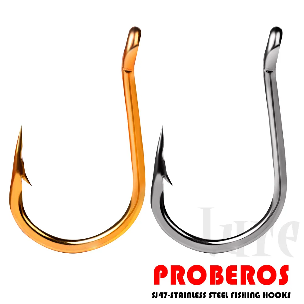 

50PCS Saltwater Fishing Hook SJ51 Circle Hook 1/0#-11/0# Model Stainless Steel Fishhook