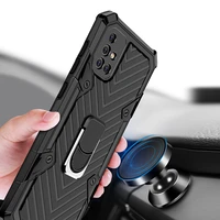 for samsung galaxy a51 5g a71 4g cases shockproof armor ring stand bumper phone case pc back cover for samsung galaxy a51 case