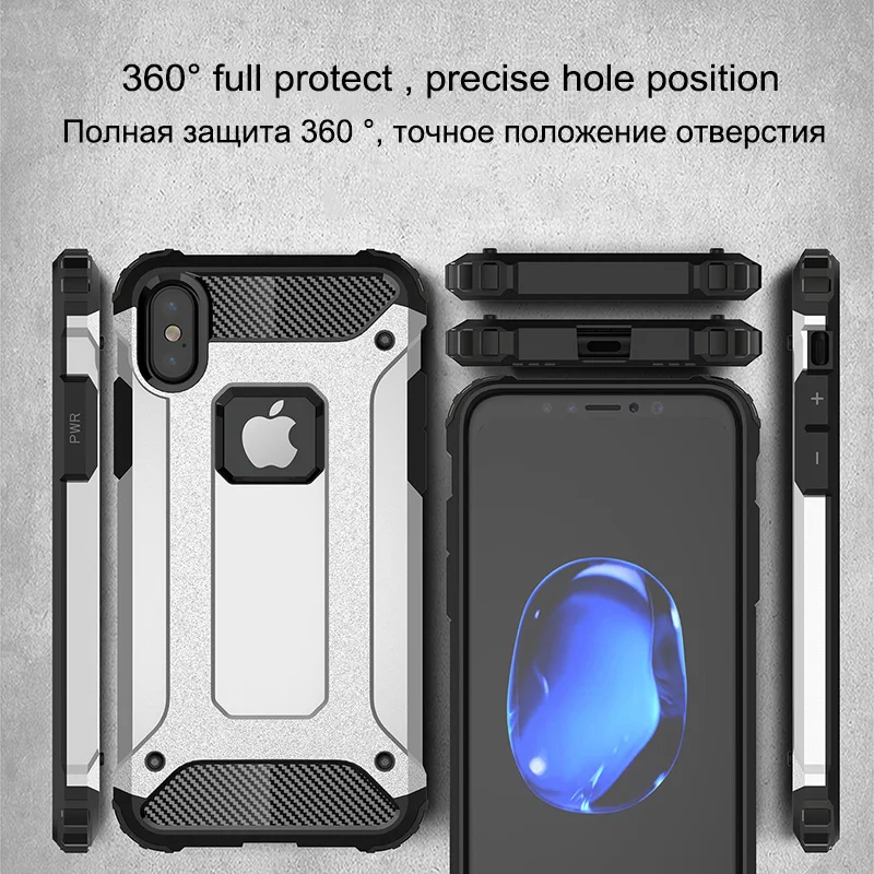 Роскошный противоударный чехол для iPhone XS Max XR X 8 7 6 5 s 5S 6s plus 6plus 7plus 8plus