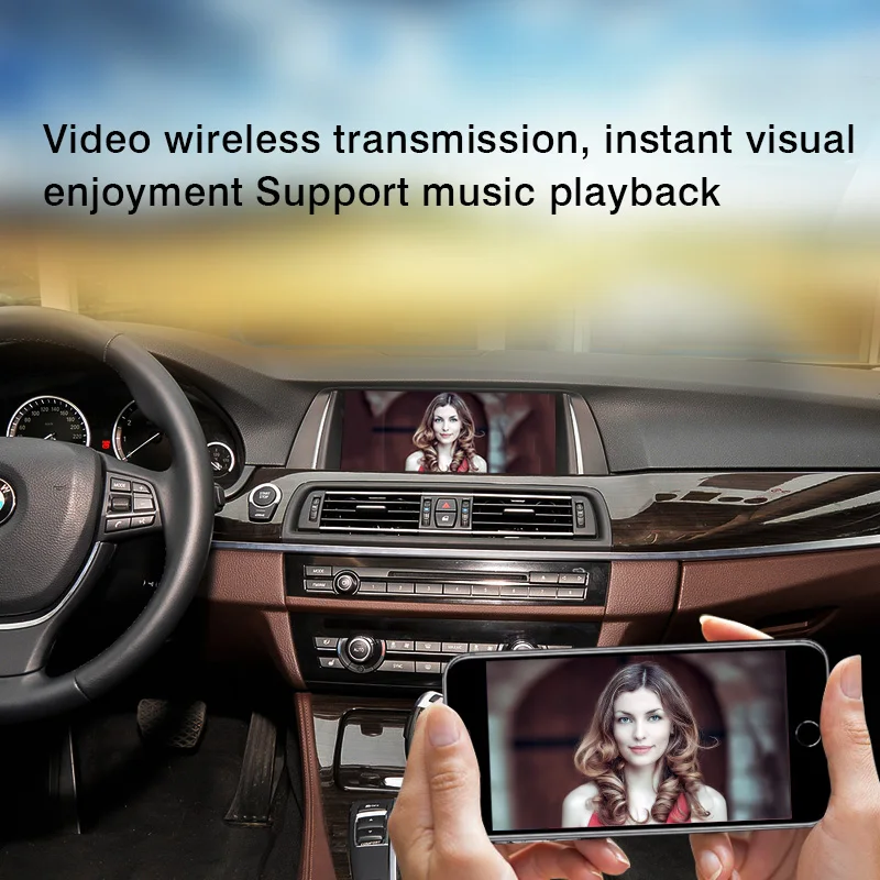 Yeesite wifi беспроводная Apple Carplay автомобильная игра Android Авто зеркальное зеркало
