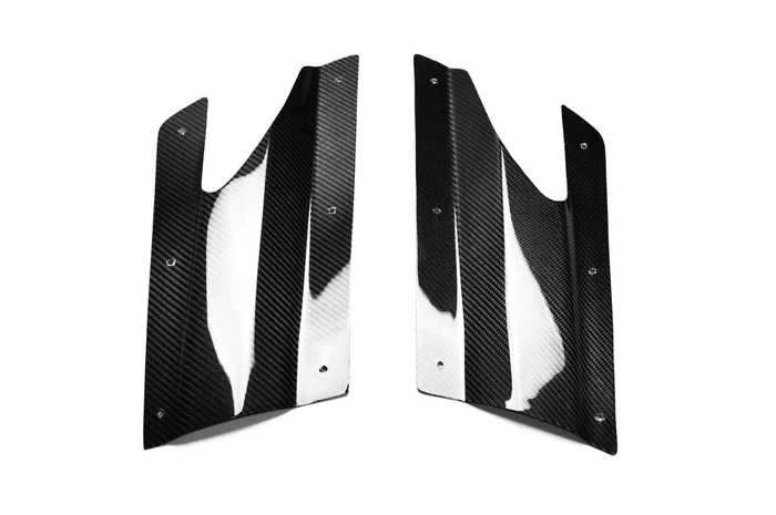 GT R VER VRS стиль углеродное волокно задняя юбка боковая воздушная крышка комплект