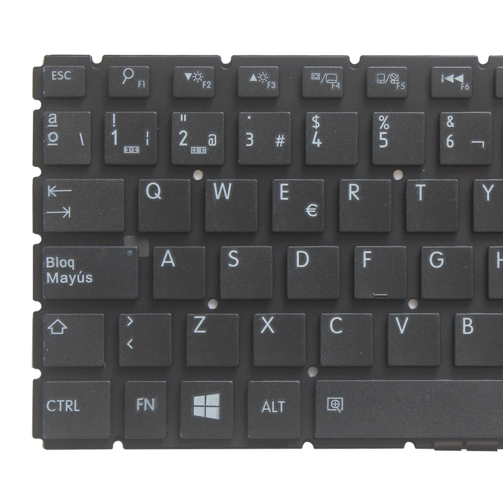 Новая черная клавиатура с испанской раскладкой для ноутбука Toshiba | Компьютеры и