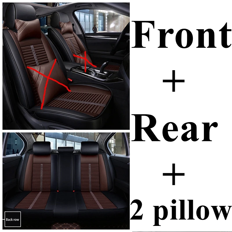 black coffee comfort Автомобильный чехол для сиденья Volkswagen Passat b5 b6 b7 b8 polo Touareg golf 4 5 6 7 Bora Candy Magotan Sagitar Sportsvan Phideon gol - Название цвета: black coffee comfort