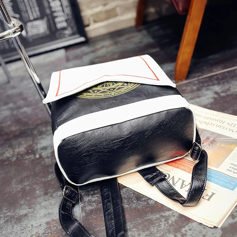 

Women Backpack Fashion Embroidered Wings Knapsack for Girls Lady Shoulder Bag PU Leather Backpacks for Girls Schoolbag