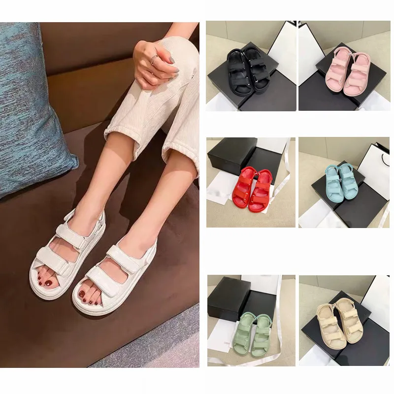 

Women's Shoes Summer 2021 High Quality Classic Velcro Women Sandals Fashion Casual Designer Brand Ladies Boutique Flat Shoes