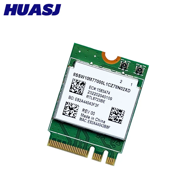 Интерфейс HUASJ RTL8723BE NGFF M.2 для Bluetooth 4 0 ноутбука DELL Acer Samsung беспроводная карта |