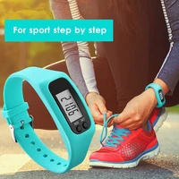 long life battery multifunction 6 colors digital lcd pedometer run step calorie walking distance counter high quality