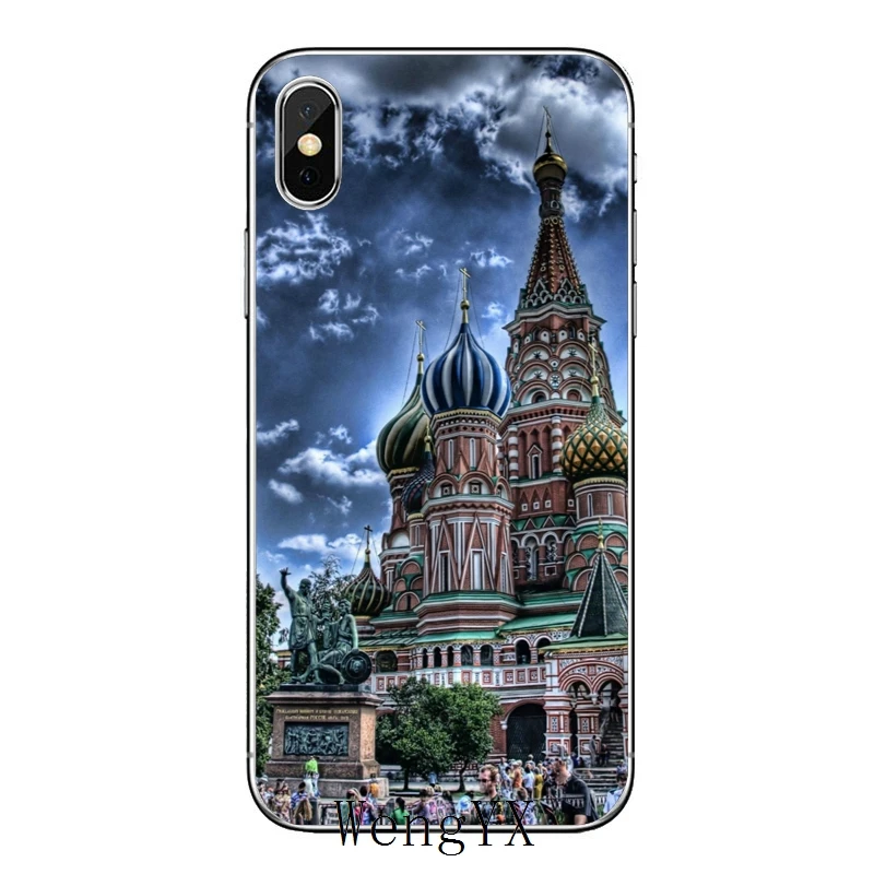 Kremlin Red Square Moscow Russia Accessories phone case For iPhone 11 Pro XS Max XR X 8 7 6 6S Plus 5 5S SE 4s 4 iPod Touch | Мобильные