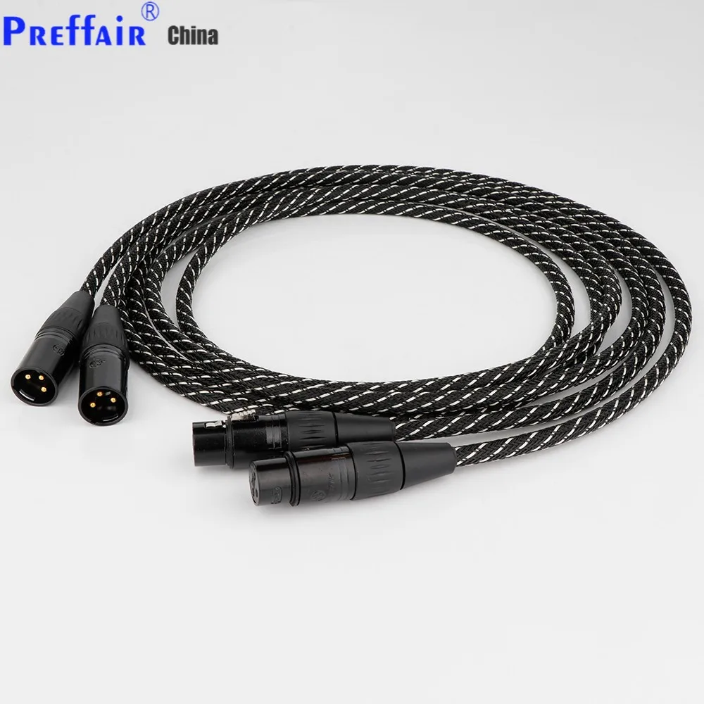 

HIFI xlr Audio Cable Stereo High Purity 6N OFC Gold-Plated xlr Plug Male to Female for Microphone Mixer