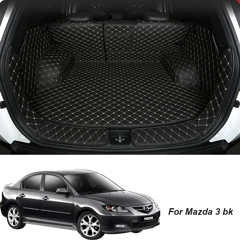 

Кожаные Коврики для багажника автомобиля Mazda 3 bk 2004 2005 2006 2007