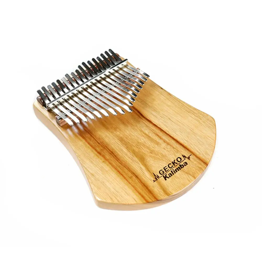 GECKO 17 клавиш Kalimba Африканский камфорный деревянный большой палец пианино