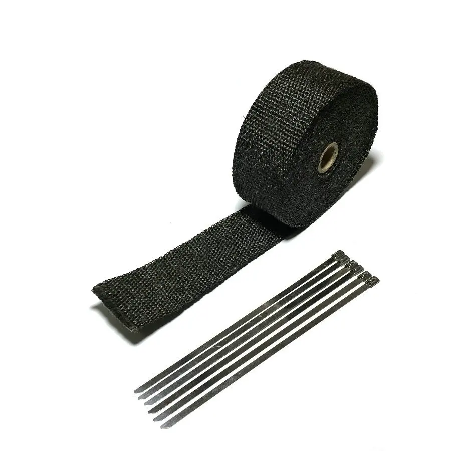 2 &quotx 50&quot черный Цвет выхлопной Обёрточная бумага глушитель трубы заголовок