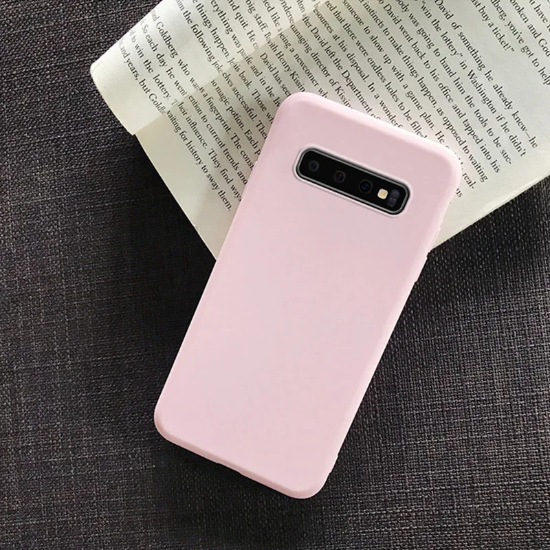 Силиконовый чехол для телефона для samsung Galaxy S10 Lite S8 S9 плюс S7 край J7 J5 Prime J3 Pro A3 A5 A7 обратите внимание, для девочек от 5 до 8 лет 9 - Цвет: Розовый