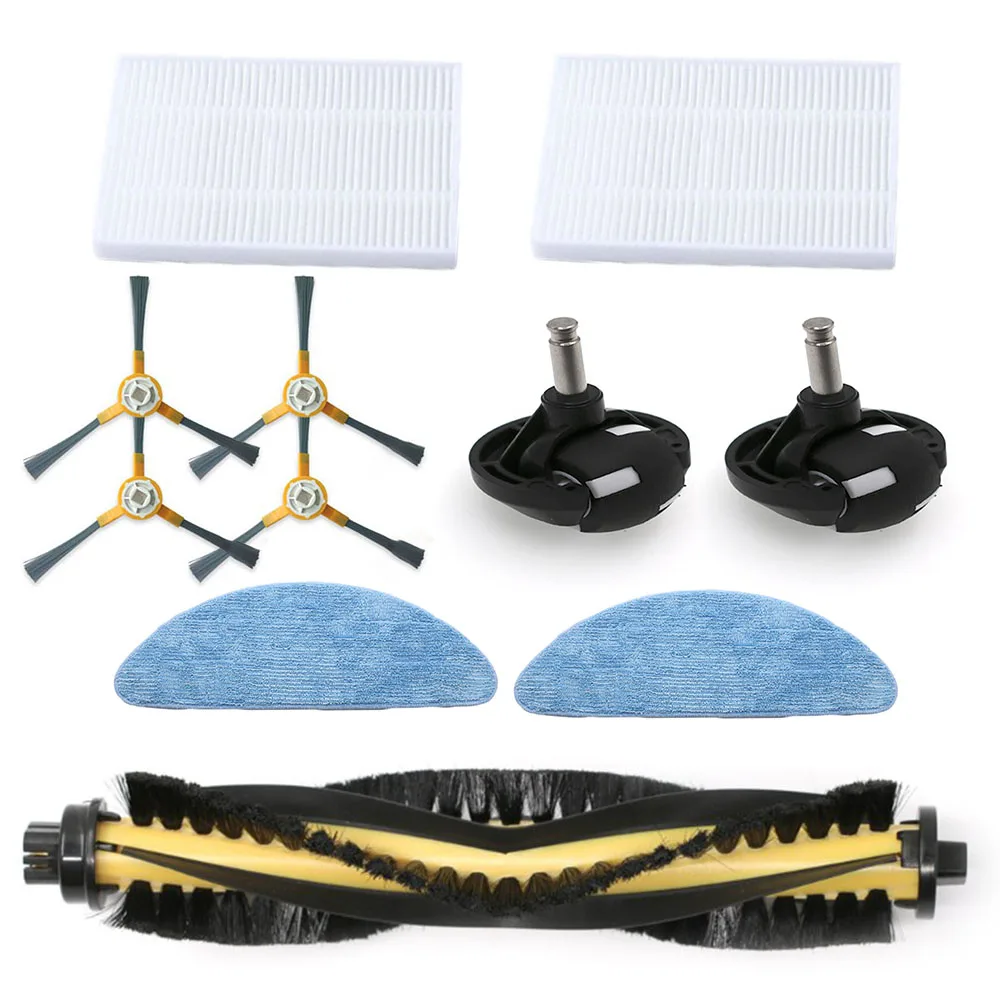 Side Brush Filter Mop Cloth Kit For LIECTROUX C30B E30 Vacuum Cleaner Parts Household Cleaning Tools Bathroom | Дом и сад