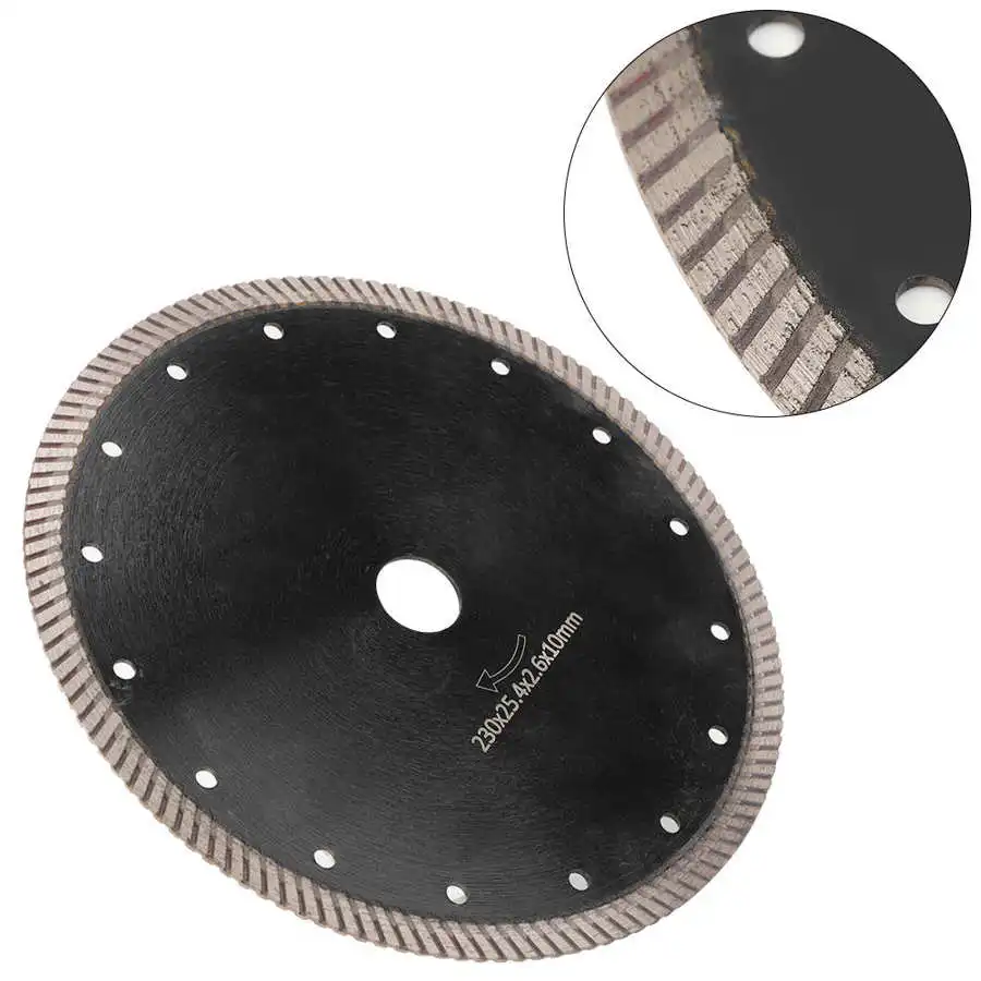 Алмазный режущий диск многофункциональное Черное колесо для бетона гранита