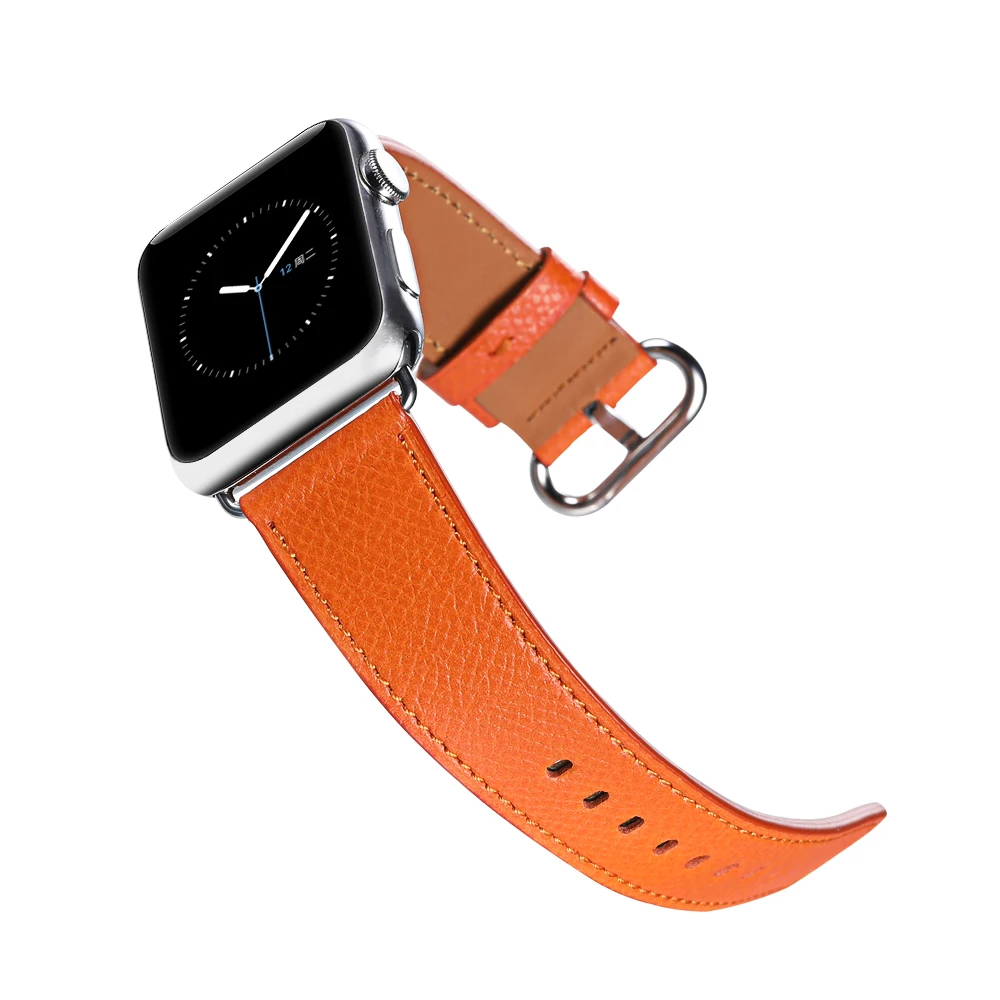 iStrap Genuine Leather Vintage Loop Strap for Apple Watch Band Iwatch 3/2/1 Replacement Bracelet