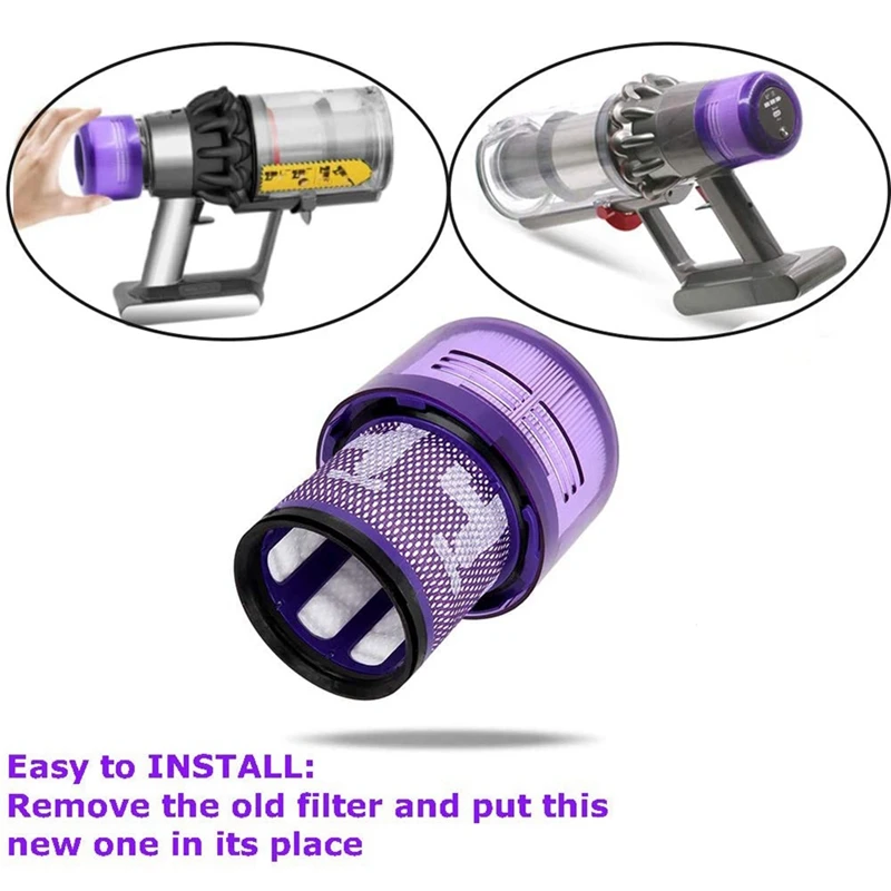 4 шт. Hepa фильтр запасная часть для Dyson беспроводные Вакуумный пакет хранения V11
