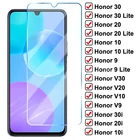 Защитное стекло для Huawei Honor 9, 10, 20, 30 Lite, V30, V20, V10, 10i, 20i, 30i