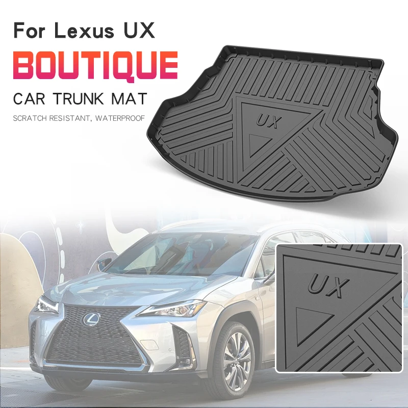 Trunk Mat Wear Resistant Car Cargo Tray Styling TPE Front Back Non Slip Accessories Protection Portable For Lexus UX 2019 |