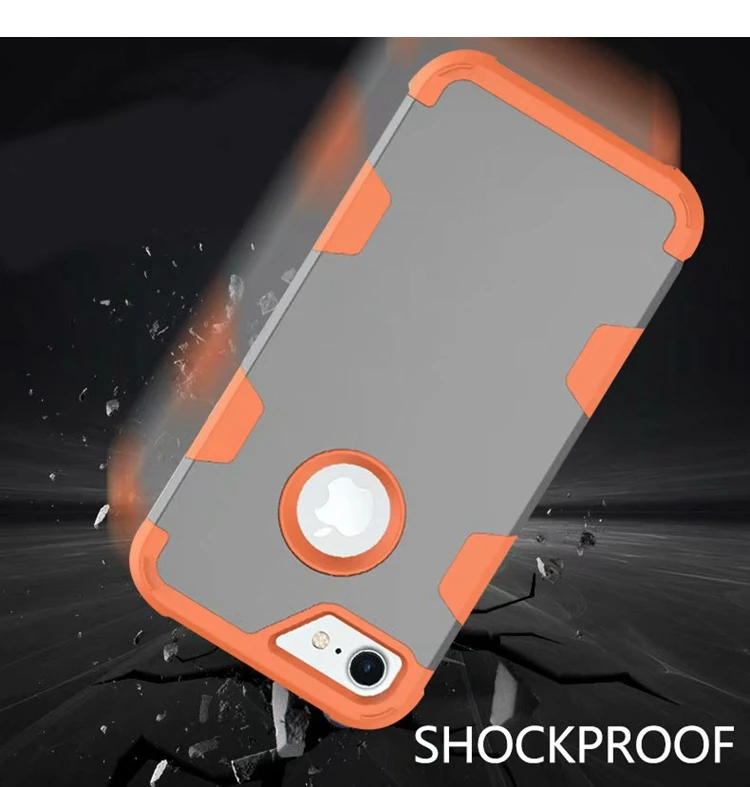 Для Apple iPhone 7 4," гибридный противоударный защитный резиновый силиконовый чехол-накладка для iPhone7
