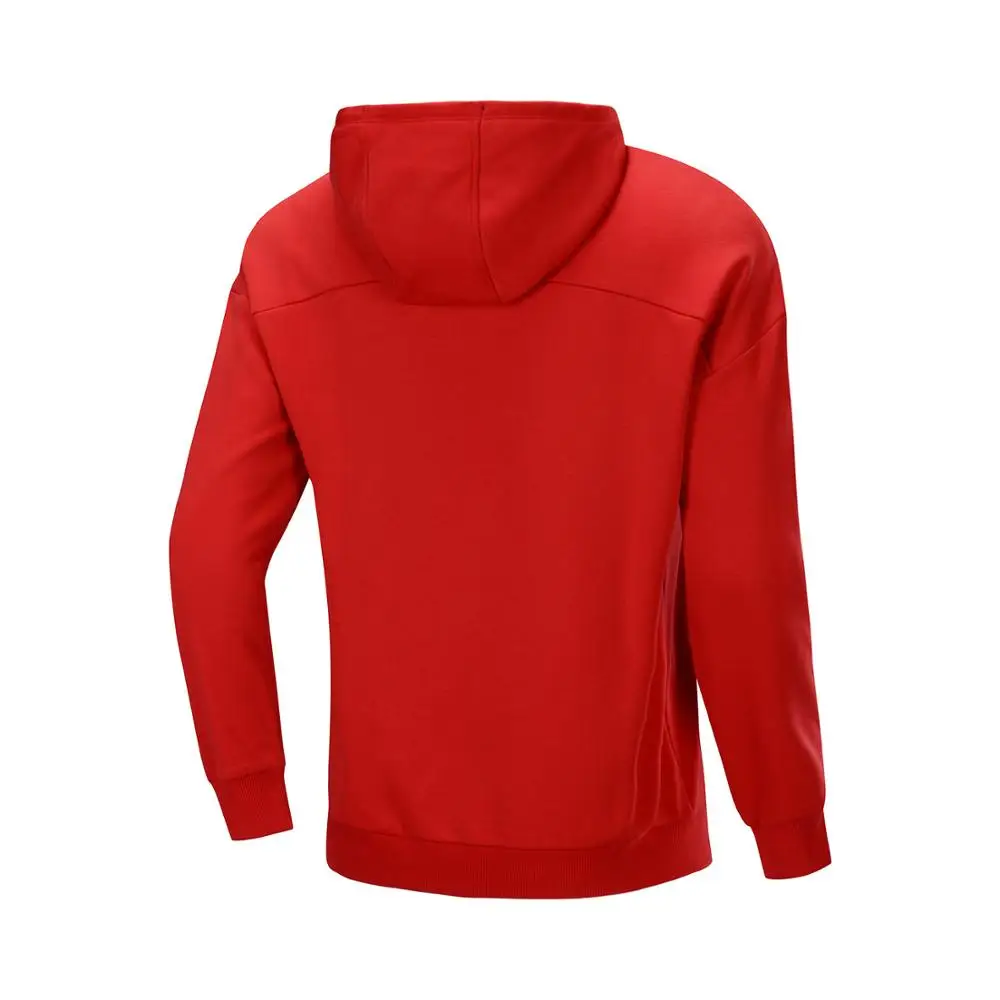 Мужская Трикотажная Толстовка Li-Ning зимний теплый флисовый свитер с подкладкой из