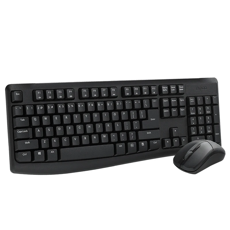 Фото Беспроводная клавиатура и мышь Rapoo X1800PRO большая полноразмерная с кнопкой ввода