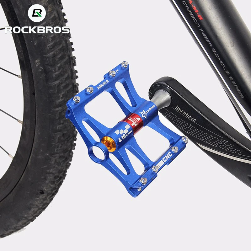 ROCKBROS подшипники MTB педали горный велосипед велосипедные Педали Велоспорт сверхлегкий алюминиевый сплав Bicicleta велосипед Плоские Педали BMX