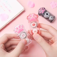 kawaii transparent cat paw 5mm6m white out correction tape corrector cute office school accessories supplies stationery gift