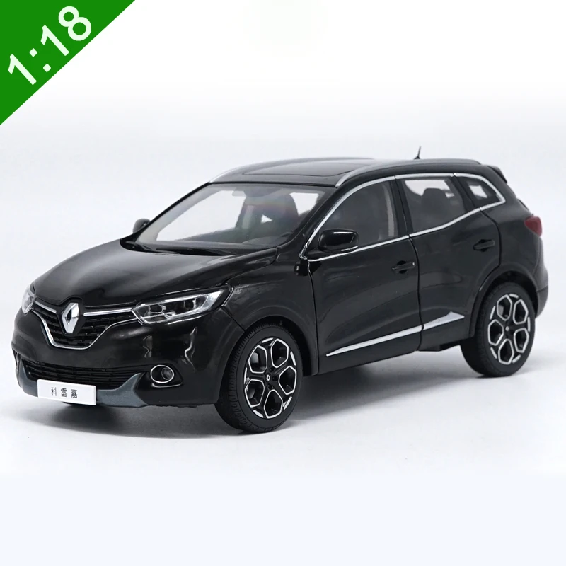 1:18 RENAULT KADJAR сплав модель автомобиля статические высокой моделирования металлические модельные автомобили с оригинальной коробкой - Цвет: Черный