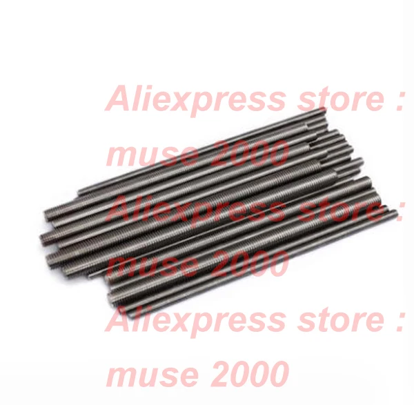 Стержень с резьбой M3 M4 M5 полная резьба длина стержня из стали 16 250 мм 304 стержень