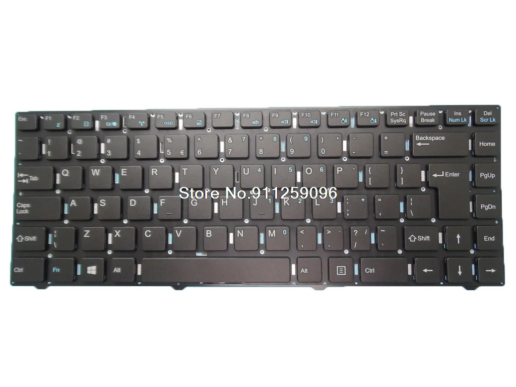 Клавиатура для ноутбука DEXP для Athena T130 T131 T132 T134 T138 T139 T140 T141 T142 T143 T144 NH4BT58 NH4BT18, английская, американская, черная, Новинка
