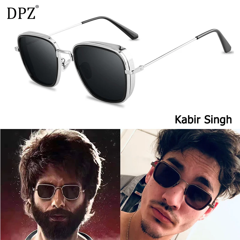 Новые модные мужские солнцезащитные очки DPZ Kabir Singh в стиле стимпанк брендовые