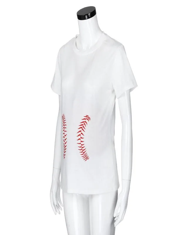 Топы для беременных бейсбольная блуза с круглым вырезом и принтом топы короткими