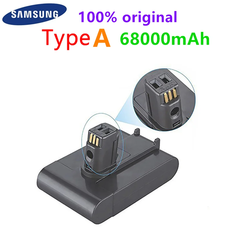 Перезаряжаемая литиевая батарея для пылесоса Dyson 22 2 в 68000 мАч пылесосов DC31 DC34 DC35